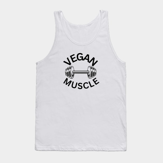 Vegan Muscle Tank Top by Whitelaw Tees